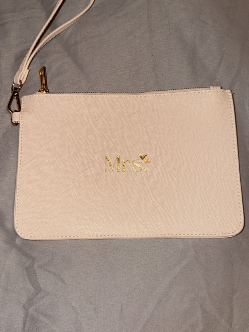 Mrs. Wristlet Clutch - Blush Pink